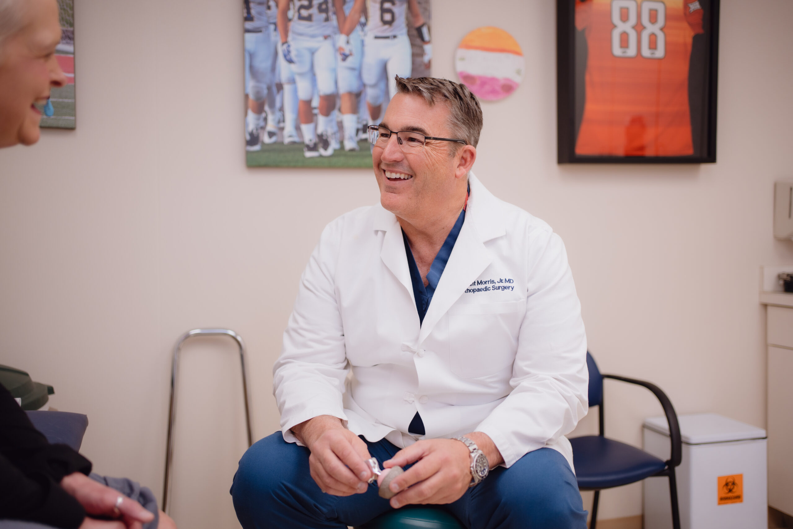 Dr. Clint Morris in clinic serving the Texas Hill Country