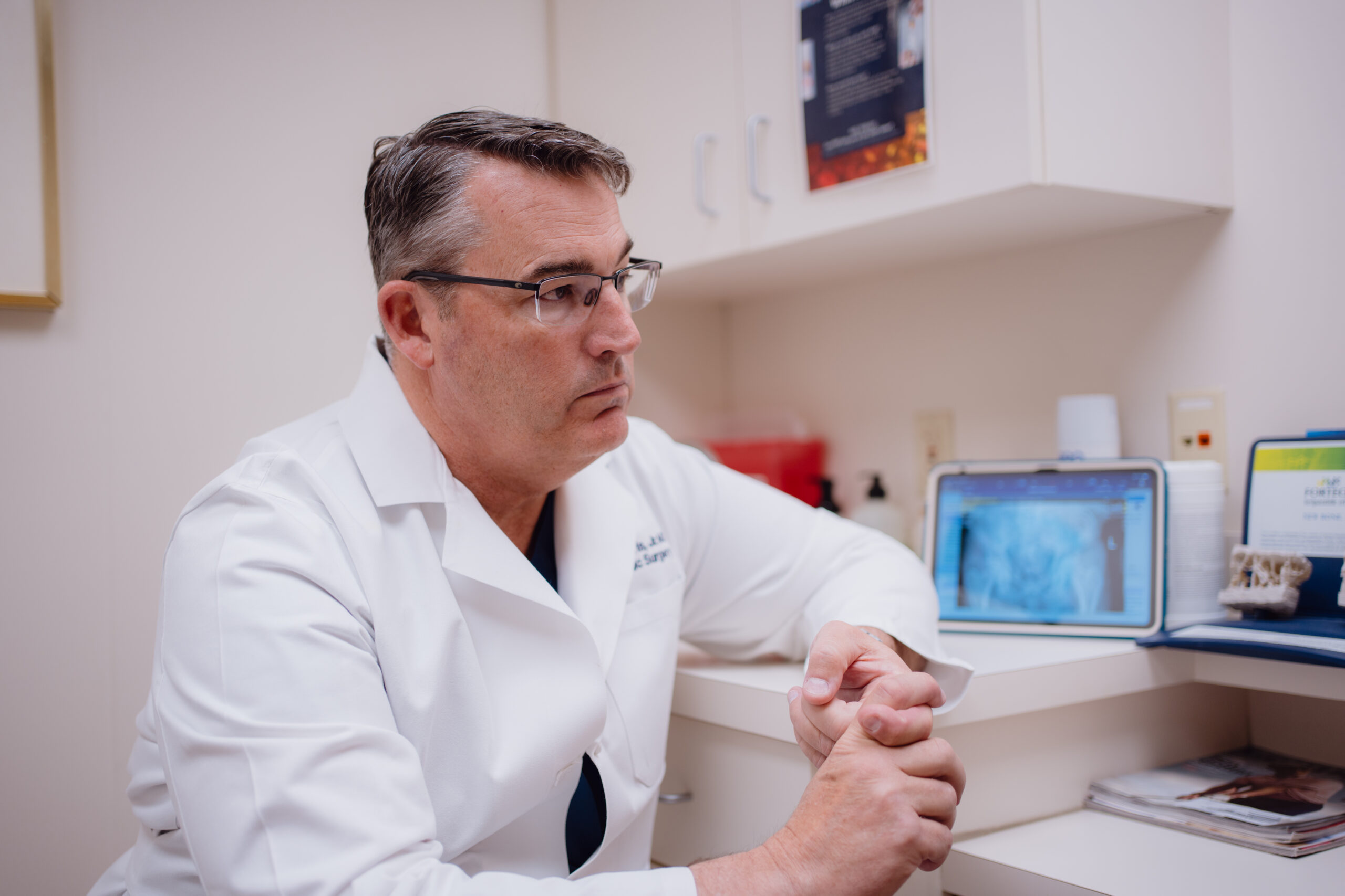 Orthopedic consultation with Dr. Clint Morris in Kerrville, TX